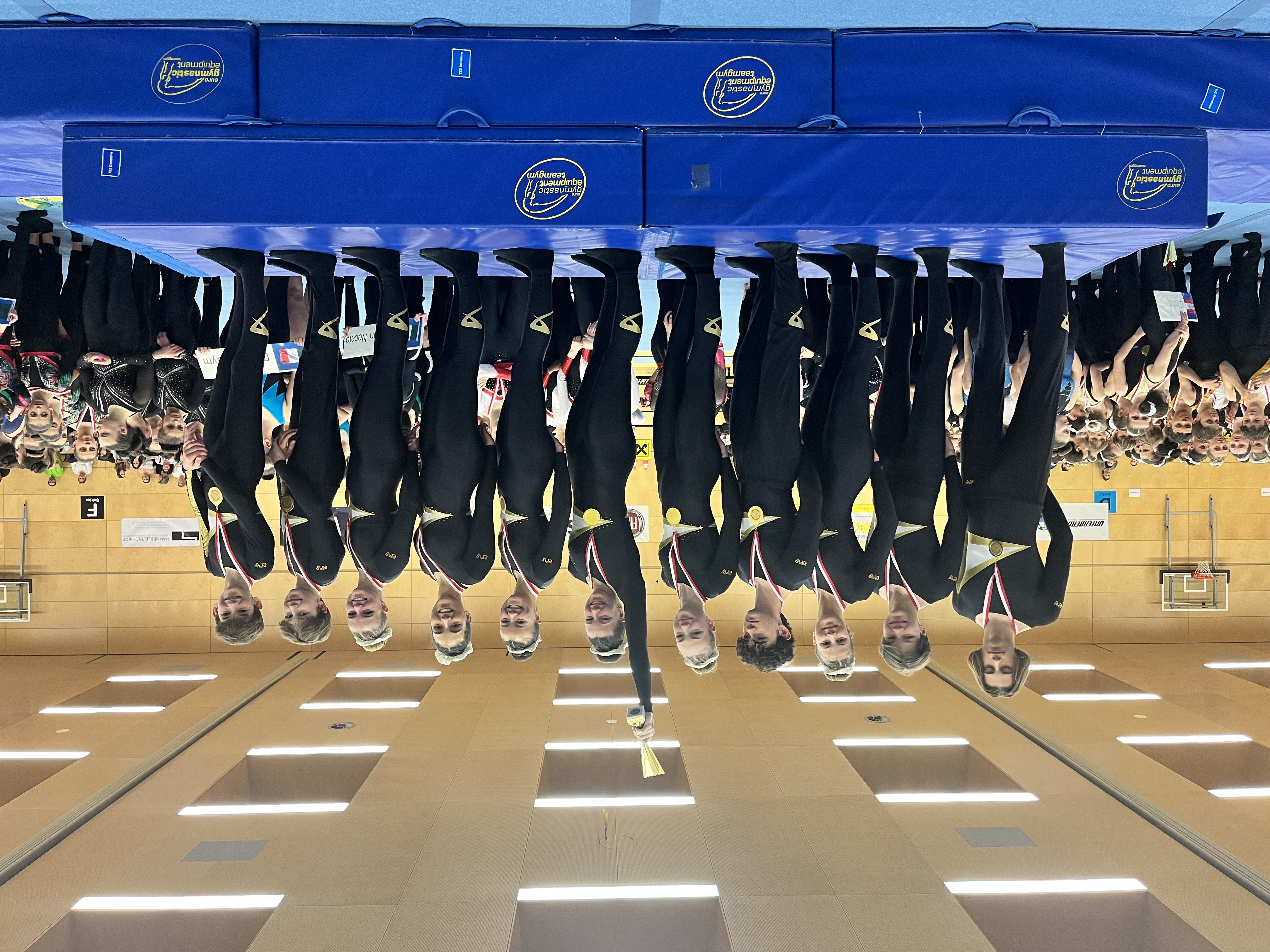 Junior Mixed auf dem Podest